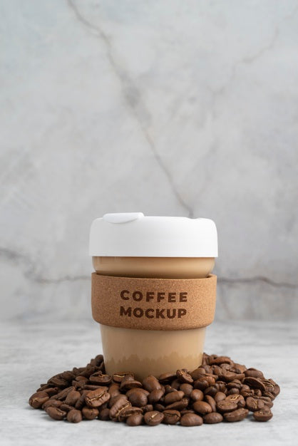 Coffee Shop Elements Mock-Up Arrangement Psd