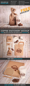 Coffee Stationary – Psd Mockup