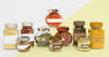 Collection Of Labeling Jars With Spices Psd