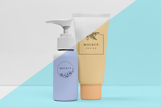 Collection Of Mock-Up Beauty Products Psd