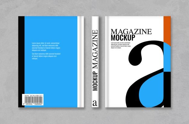 Collection Of Three Views Books Mockup Psd