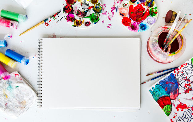 Color Painting Is An Art To Mix Color Psd