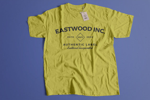 Color Tshirt Mockup Psd