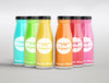 Colorful Arrangement Of Different Smoothies Mock-Up Psd