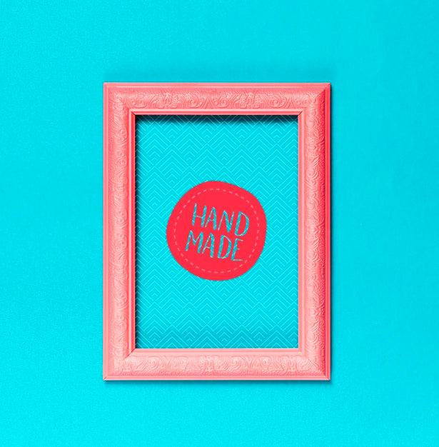 Colorful Artistic Frame With Mock-Up Psd