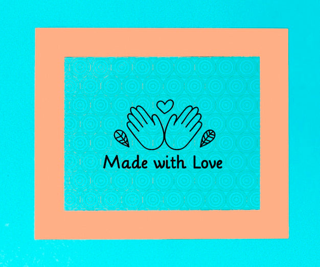 Colorful Artistic Frame With Mock-Up Psd