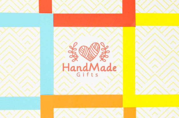 Colorful Artistic Frame With Mock-Up Psd