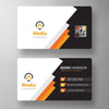 Colorful Business Card Mock Up Psd