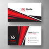 Colorful Business Card Mock Up Psd