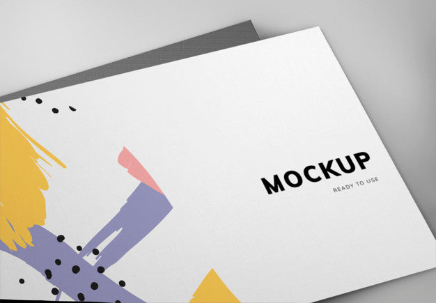 Colorful Business Card Mockup Design Psd