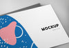 Colorful Business Card Mockup Design Psd