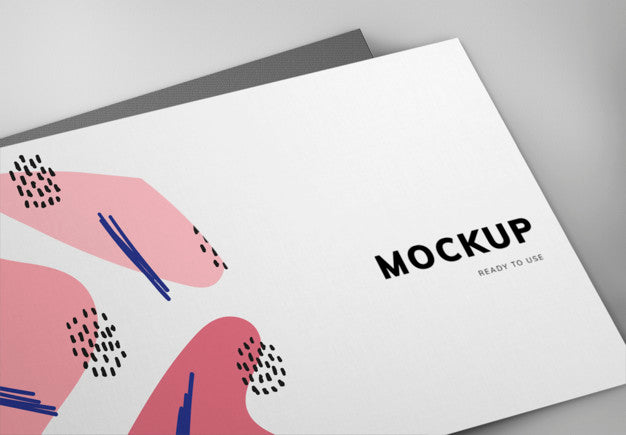 Colorful Business Card Mockup Design Psd