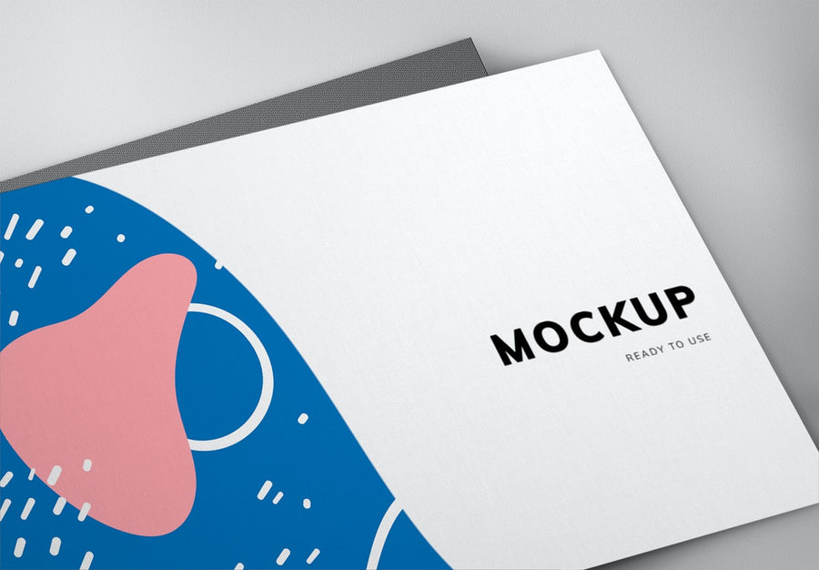 Colorful Business Card Mockup Design