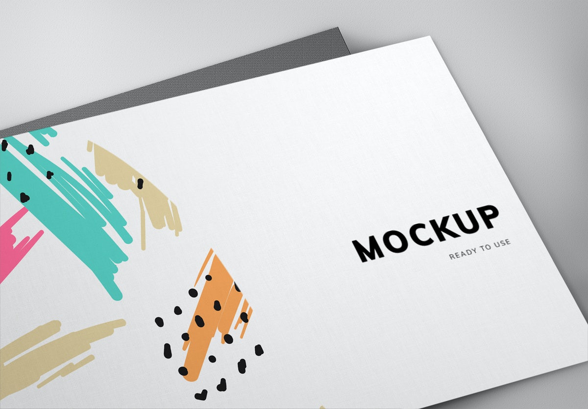 Colorful Business Card Mockup Design