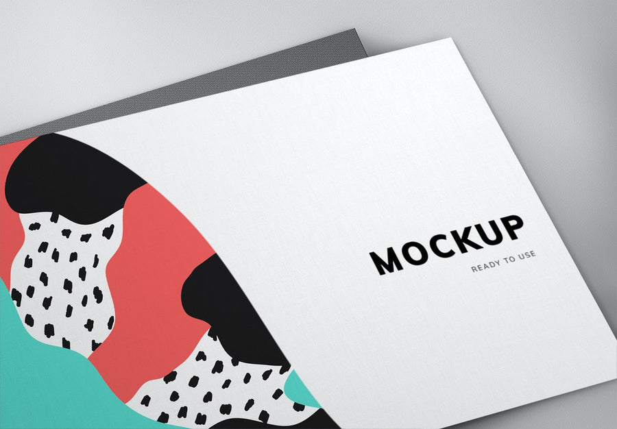Colorful Business Card Mockup Design