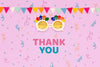 Colorful Concept With Thank You Message Psd