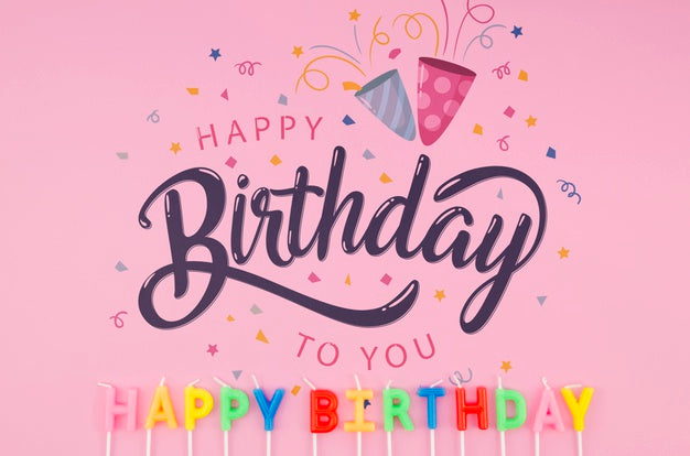 Colorful Decorative Set Up For Birthday Party Psd