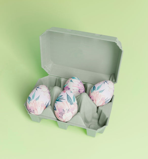 Colorful Easter Concept Mock-Up Psd