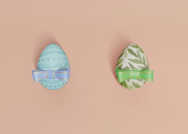 Colorful Easter Concept Mock-Up Psd