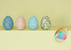 Colorful Easter Concept Mock-Up Psd