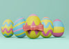 Colorful Easter Concept Mock-Up Psd