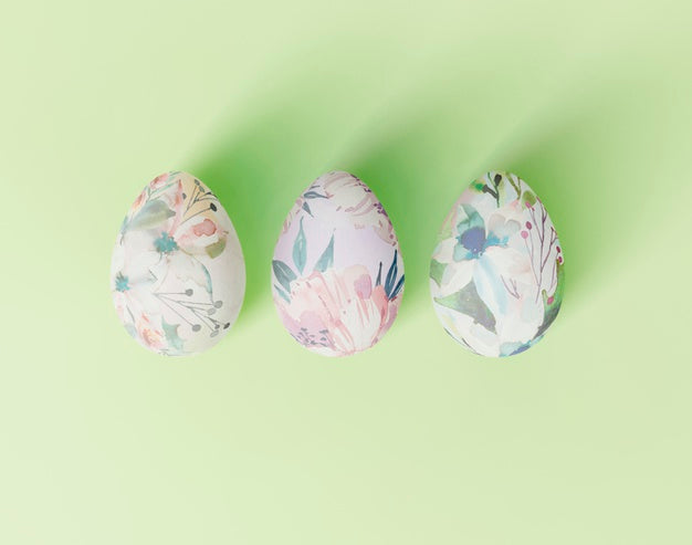 Colorful Easter Concept Mock-Up Psd