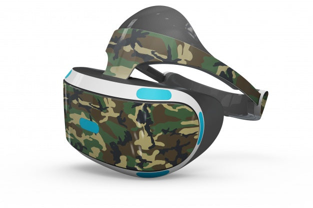 Colorful Gear Vr Mockup Psd