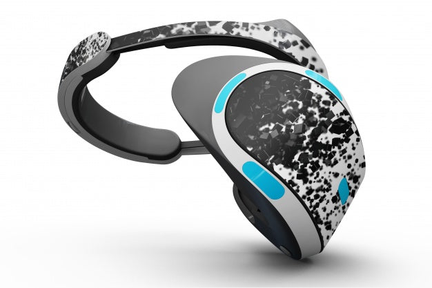 Colorful Gear Vr Mockup Psd