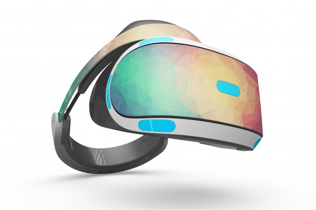 Colorful Gear Vr Mockup Psd