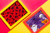 Colorful Halloween Concept Frames Psd