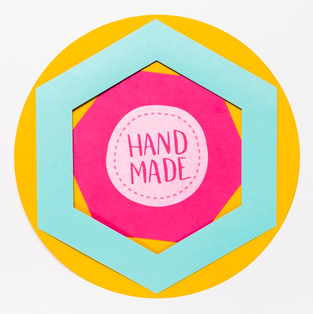 Colorful Handmade Frame With Mock-Up Psd