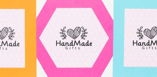 Colorful Handmade Frame With Mock-Up Psd