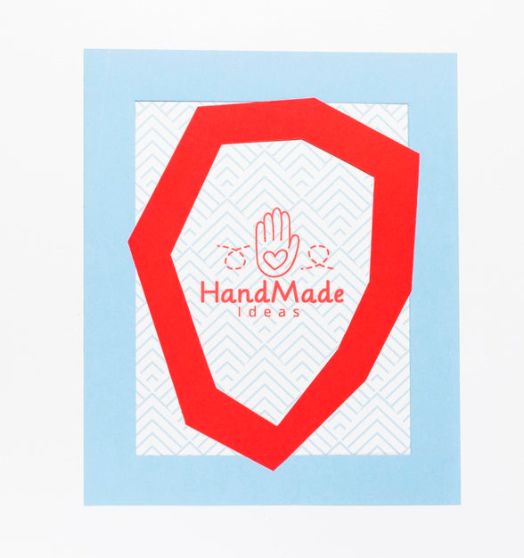 Colorful Handmade Frame With Mock-Up Psd