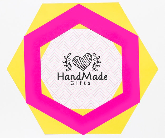 Colorful Handmade Frame With Mock-Up Psd