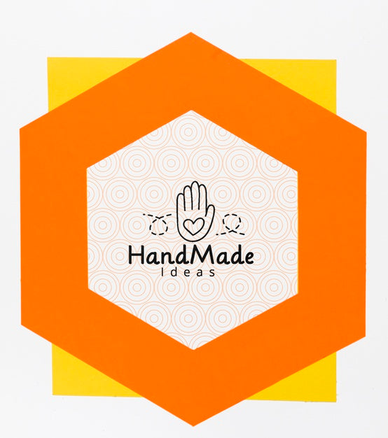 Colorful Handmade Frame With Mock-Up Psd