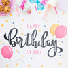 Colorful Happy Birthday Concept Psd