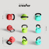 Colorful Kettlebells Mock-Up Psd