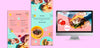 Colorful Mexican Food Mock-Up Psd