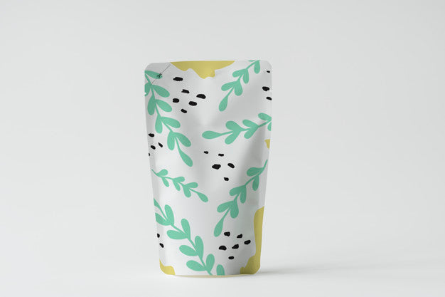 Colorful Product Packaging Sachet Mockup Psd