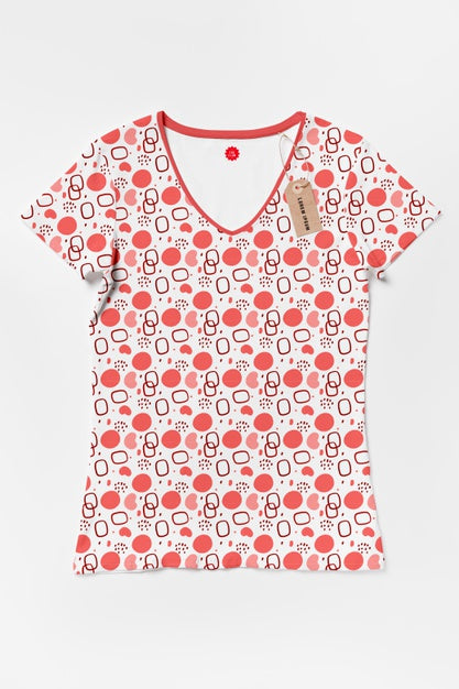 Colorful Shirt Concept Mock-Up Psd