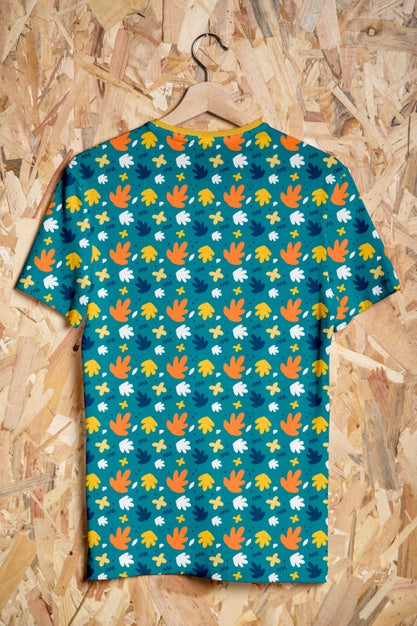 Colorful Shirt Concept Mock-Up Psd