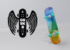 Colorful Skateboard With Angel Wings Logo Psd