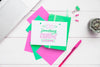Colorful Sticky Notes With Positive Message Psd