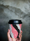 Colorful Takeaway Coffee Cup Mockup Design
