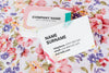 Colors Business Card Mock Up Psd