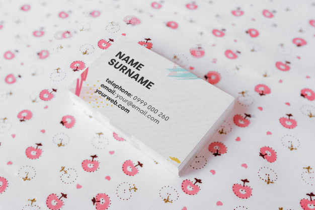 Colors Business Card Mock Up Psd