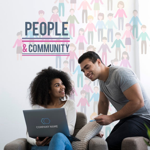 Community Ethnical Concept Mock-Up Psd