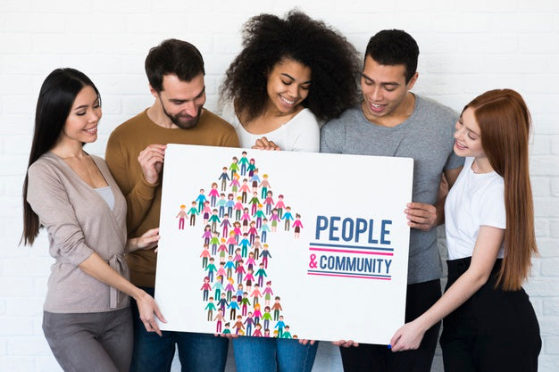 Community Ethnical Concept Mock-Up Psd