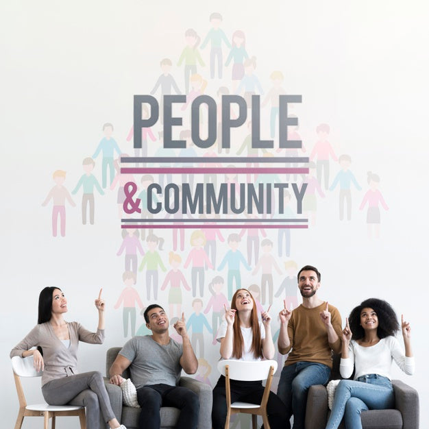 Community Ethnical Concept Mock-Up Psd