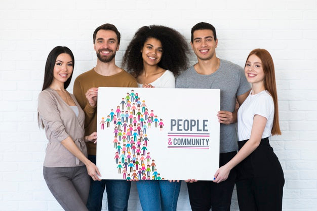 Community Ethnical Concept Mock-Up Psd